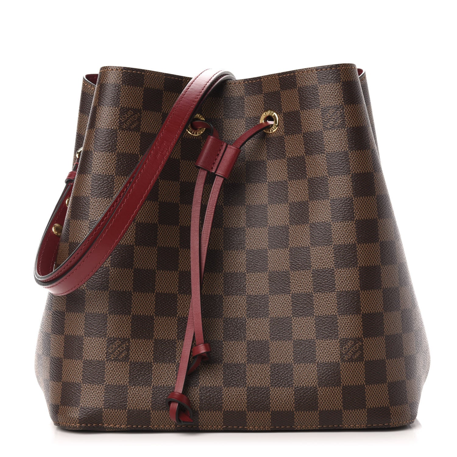 Louis Vuitton Damier Ebene Neonoe MM Cherry Berry 1 of 10