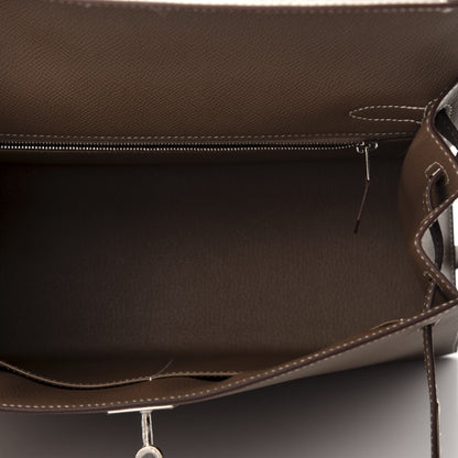 Hermes Epsom Kelly Sellier 32 Etoupe 7 of 12
