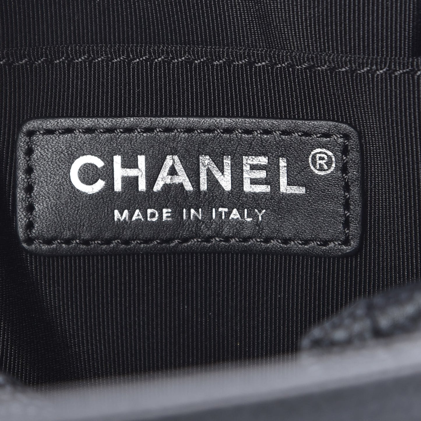 Grained Calfskin Quilted Small Chain Bucket Bag Grey