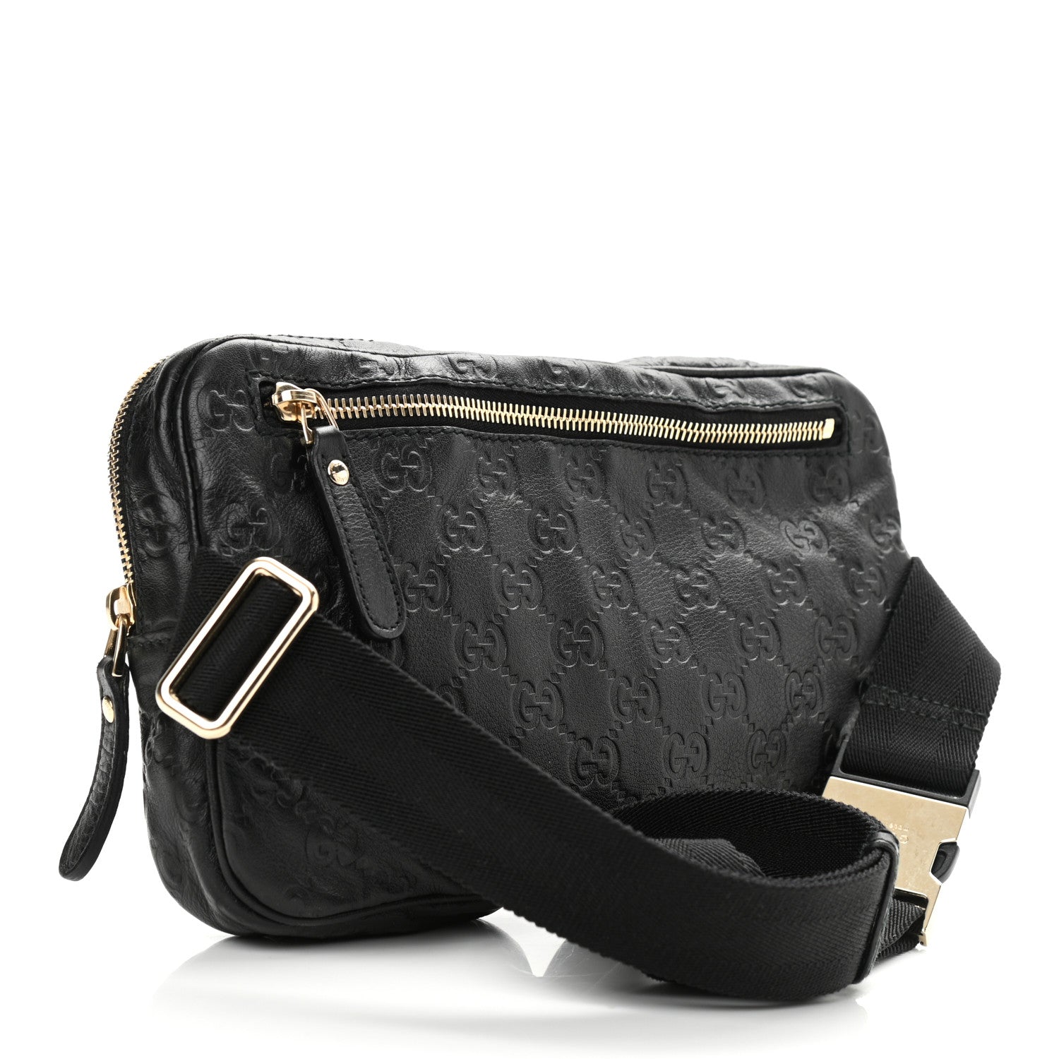 Gucci Guccissima Belt Bag Black 2 of 11