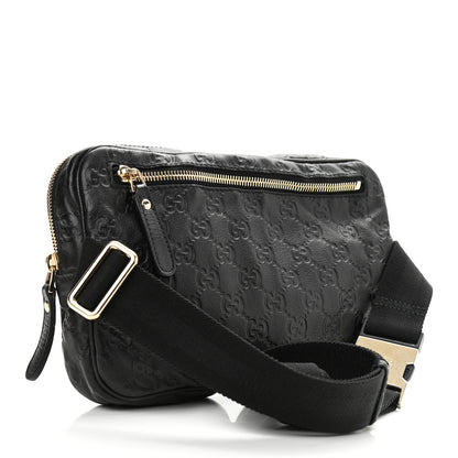 Gucci Guccissima Belt Bag Black 2 of 11