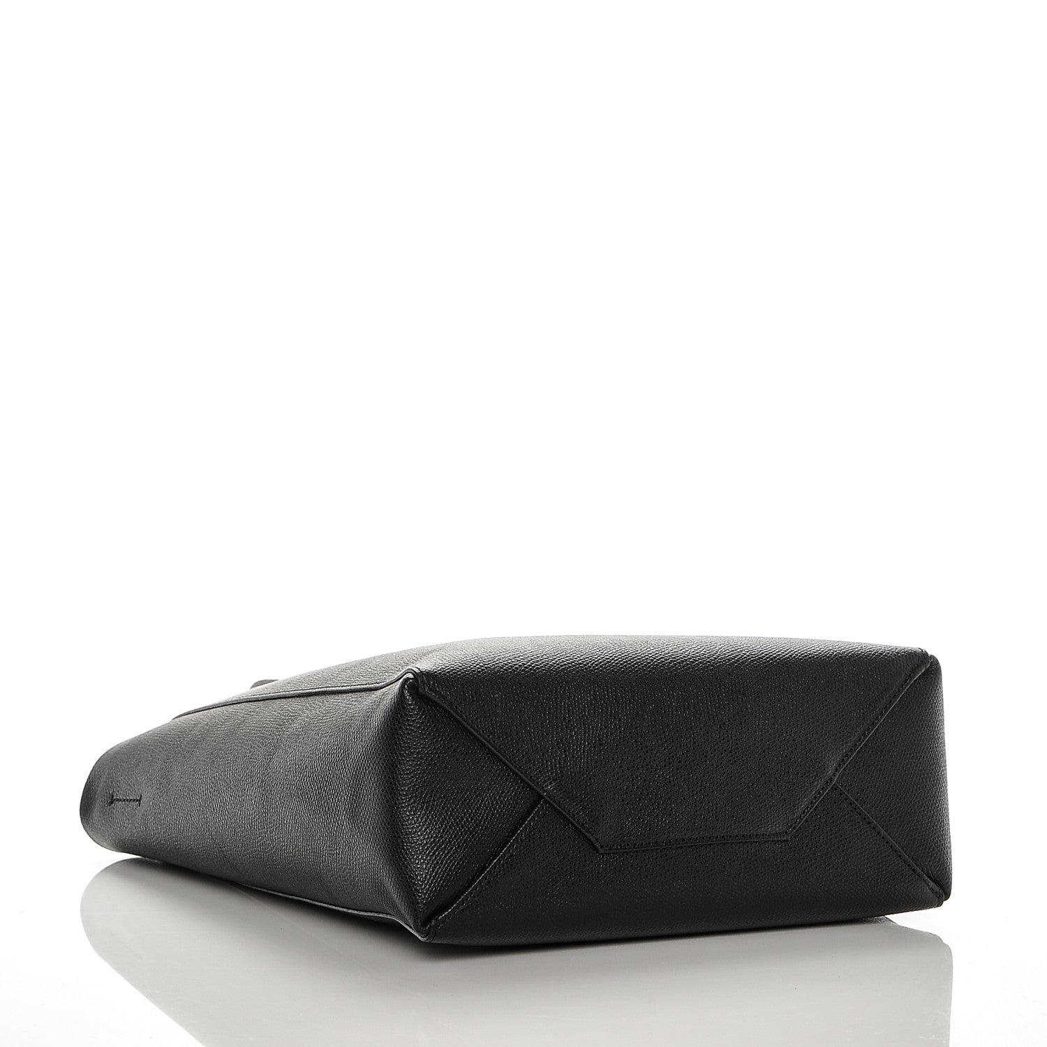 Celine Grained Calfskin Small Vertical Cabas Black 4 of 7