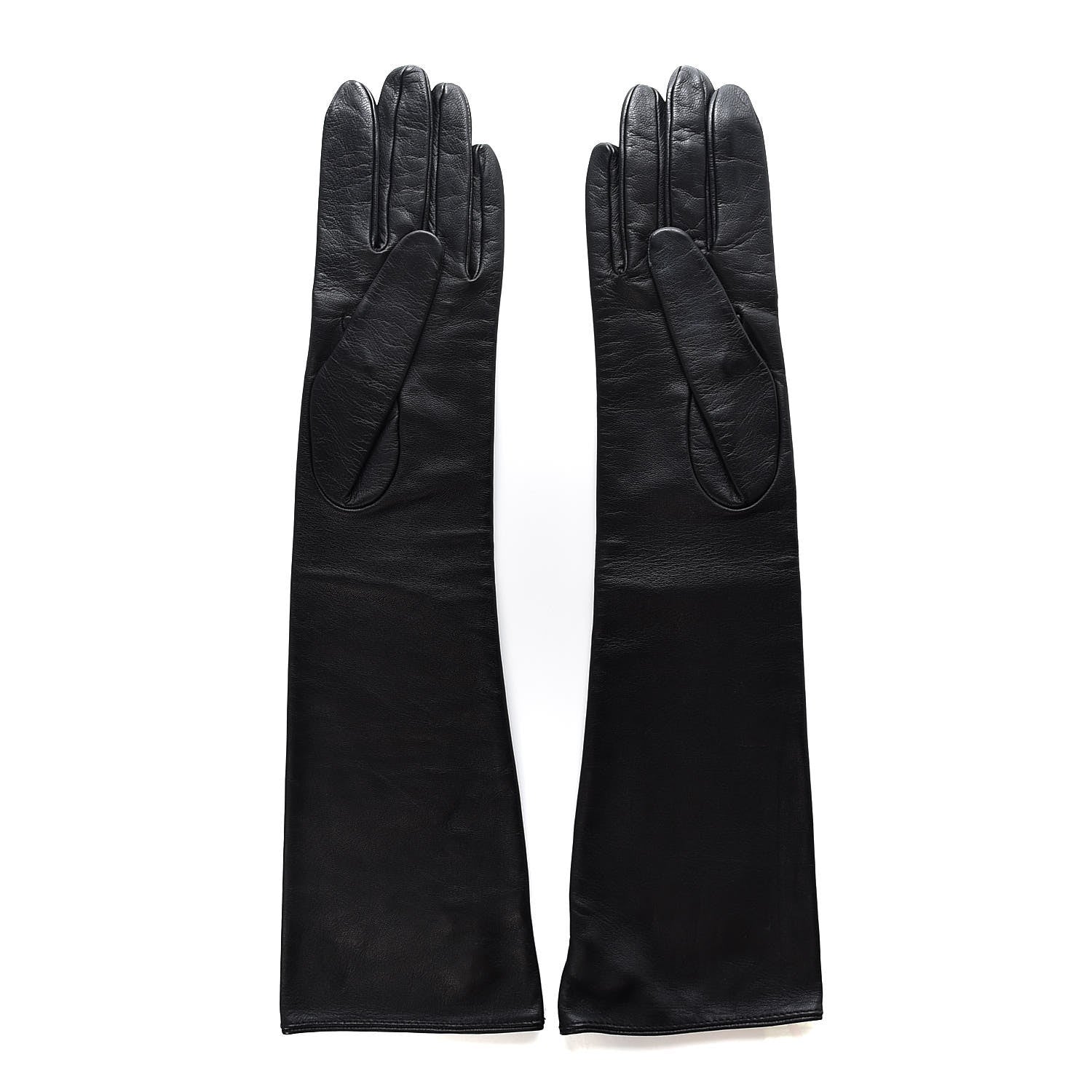 Gucci Nappa Interlocking G Gloves 7 Black 2 of 8