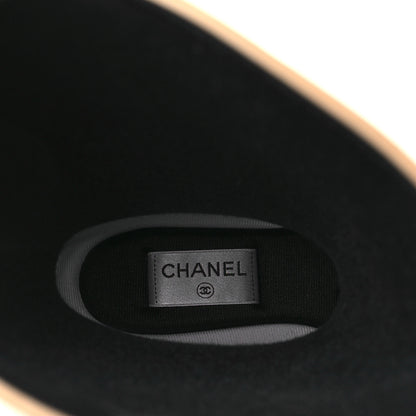 Chanel Caoutchouk CC High Boots 38 Beige 7 of 9