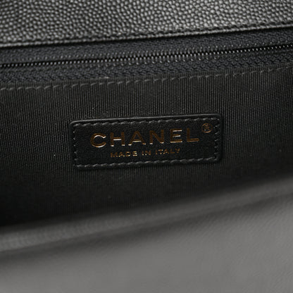 Chanel Caviar Quilted New Medium Boy Flap Black 6 of 11