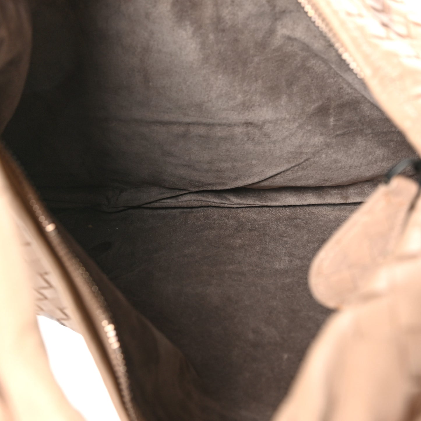 Nappa Snakeskin Intrecciato Large Veneta Tiger Print Hobo Maple