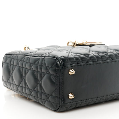 Christian Dior Lambskin Cannage Small My ABCDior Lady Dior Black 9 of 11