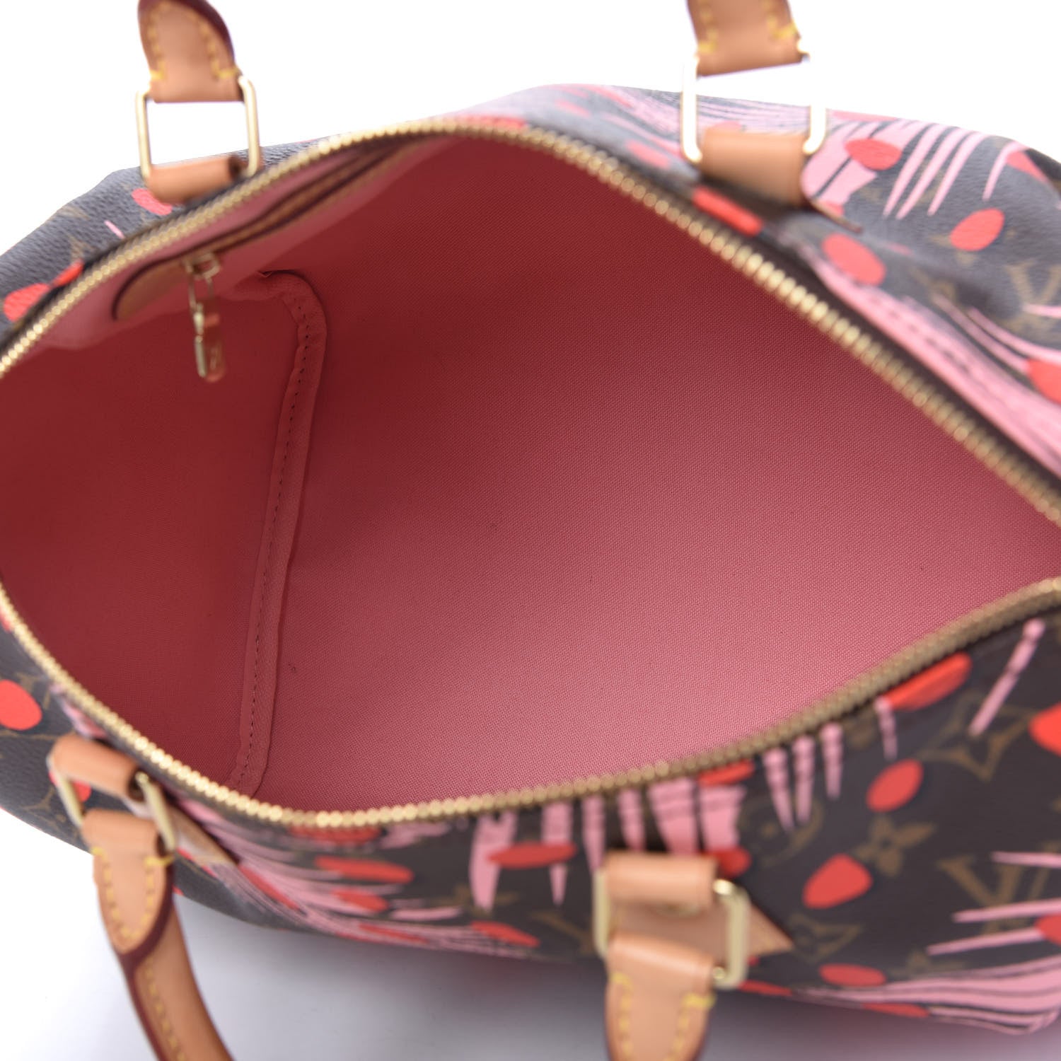 Louis Vuitton Monogram Jungle Dots Speedy 30 Sugar Pink Poppy 5 of 10
