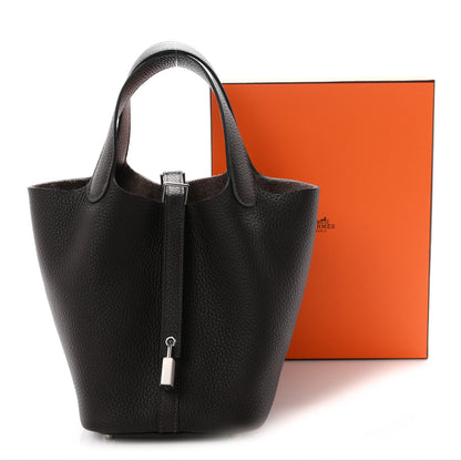 Hermes Taurillon Clemence Picotin Lock 22 MM Ebene 11 of 11