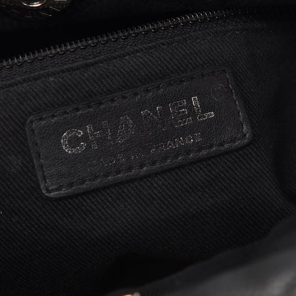 Chanel Iridescent Caviar Quilted Lady Pearly Tote Black 6 of 8