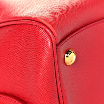 Prada Saffiano Lux Bowler Fuoco 9 of 18