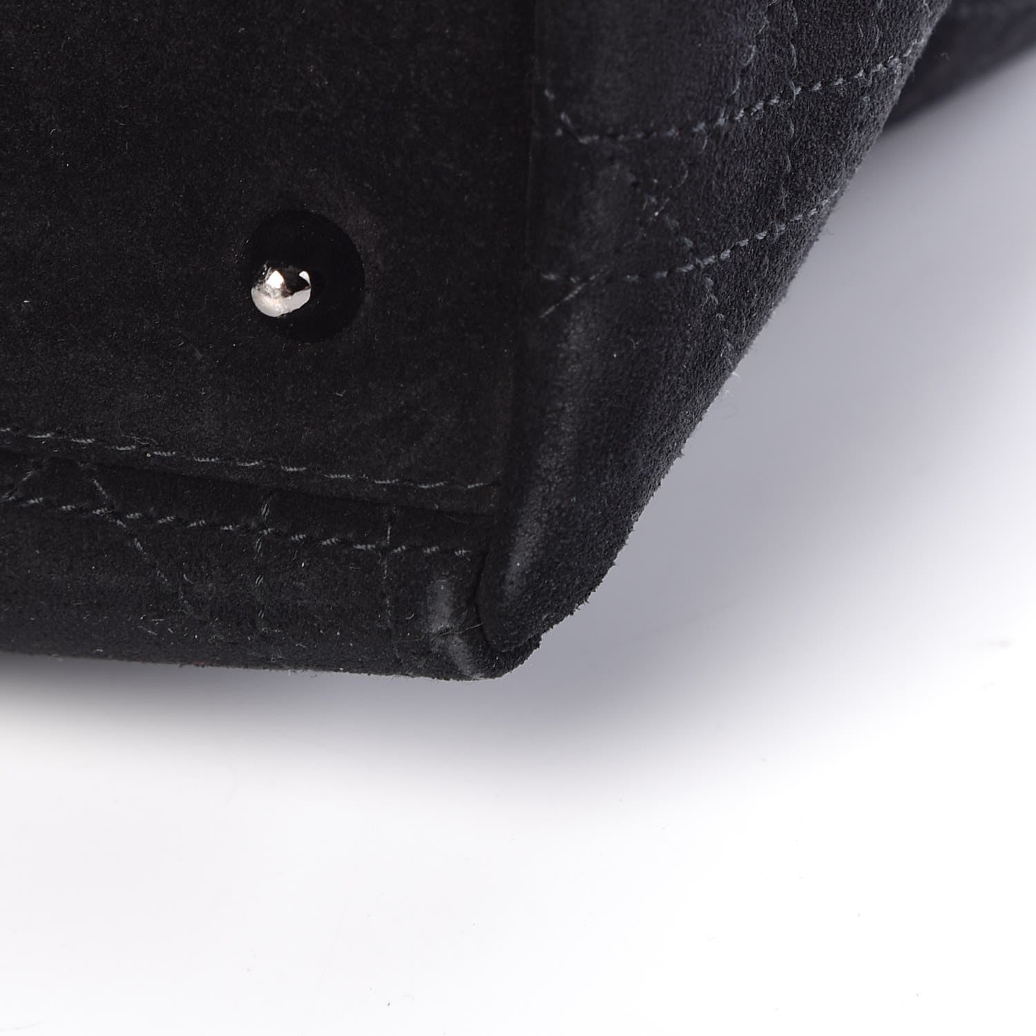 Christian Dior Suede Cannage Medium Lady Dior Black 13 of 14