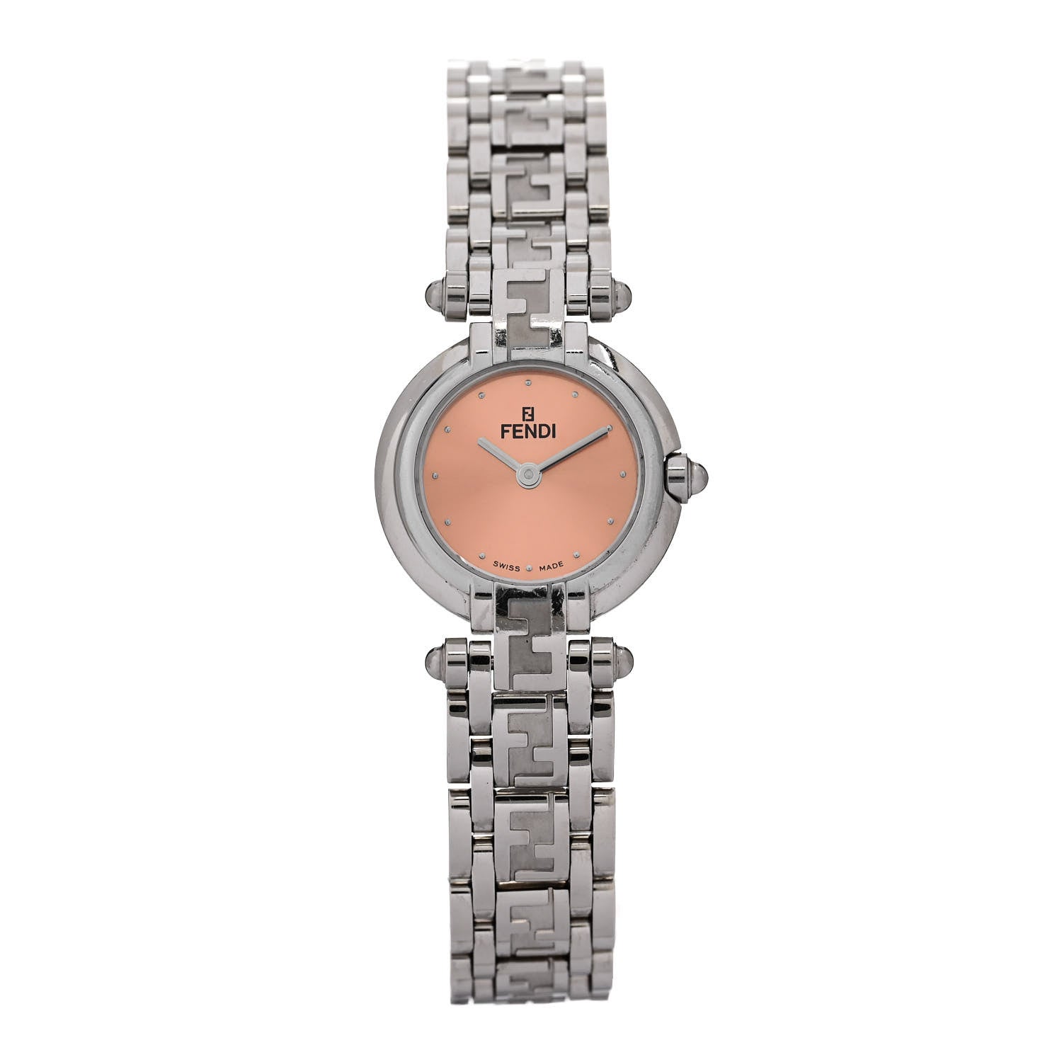 Fendi Stainless Steel 25mm 750L Quartz Watch Pink 1 of 5