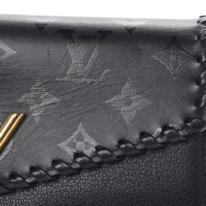 Louis Vuitton Monogram Cuir Plume Very Wallet Black 9 of 15
