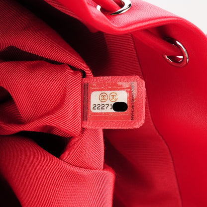 Chanel Lambskin Quilted Small Urban Spirit Backpack Red 8 of 8
