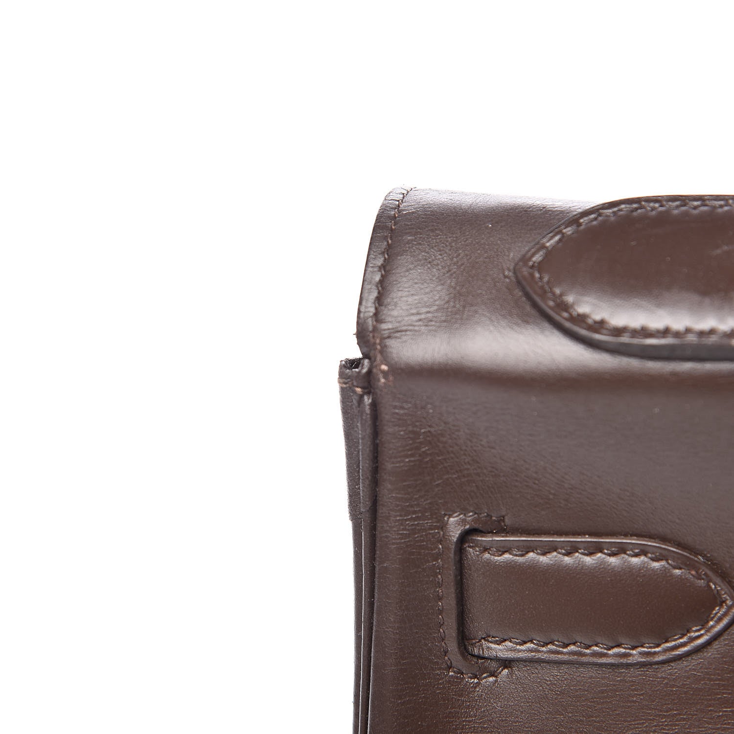 Hermes Box Kelly Retourne 32 Chocolate 35 of 64