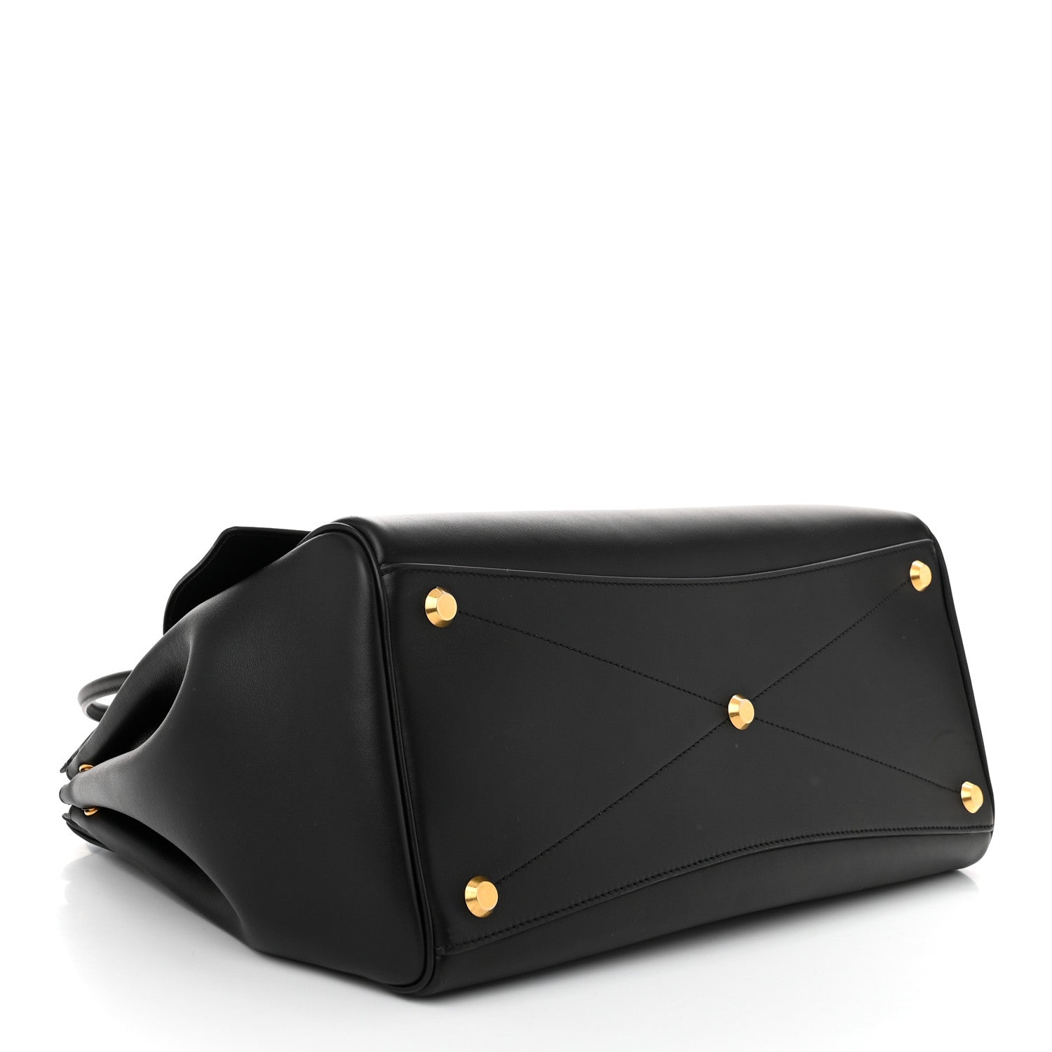 Balenciaga Smooth Calfskin Medium Bel Air Carry All Bag Black 4 of 9
