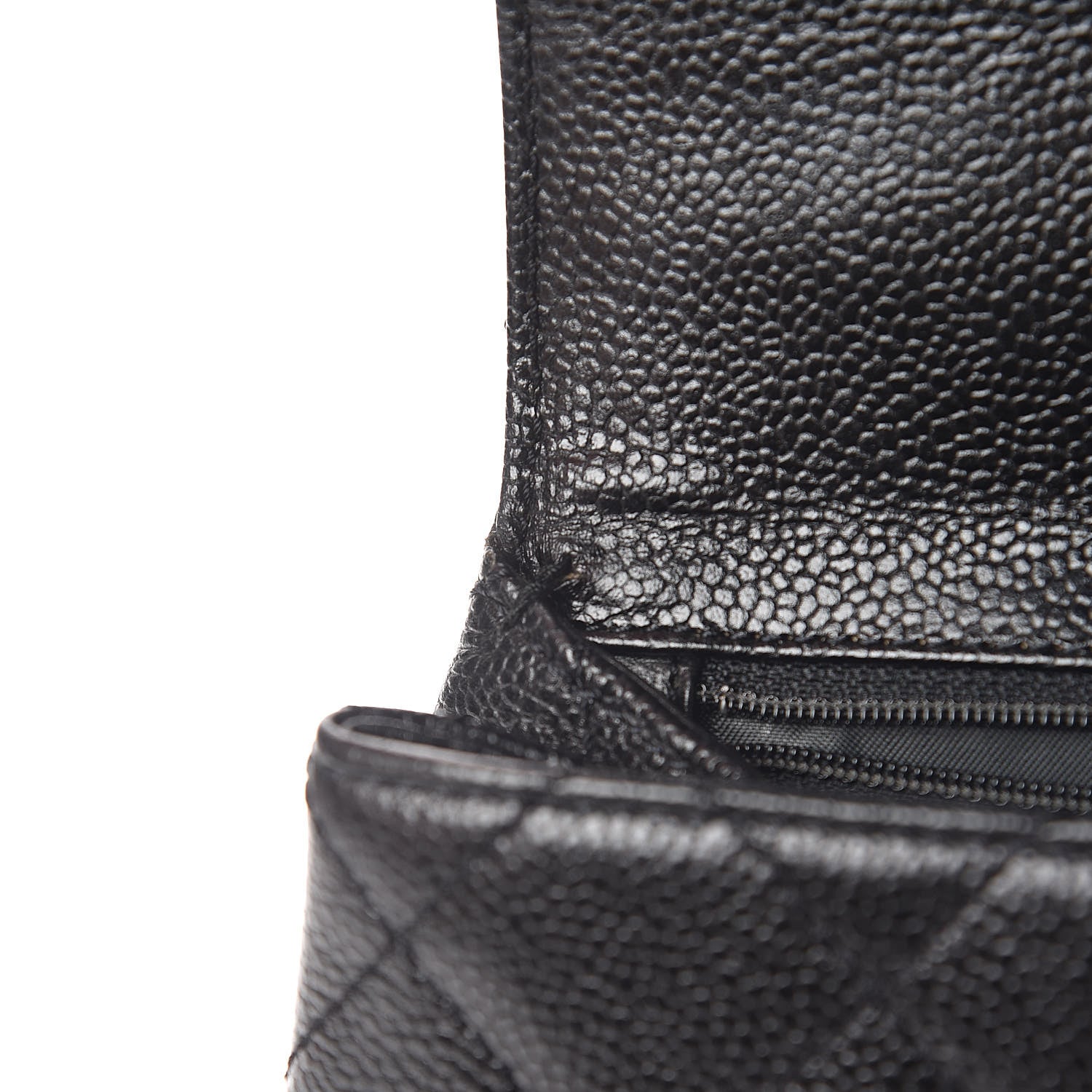 Chanel Caviar Quilted Jumbo Kelly Flap Black 8 of 18