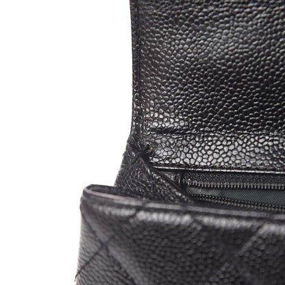 Chanel Caviar Quilted Jumbo Kelly Flap Black 8 of 18