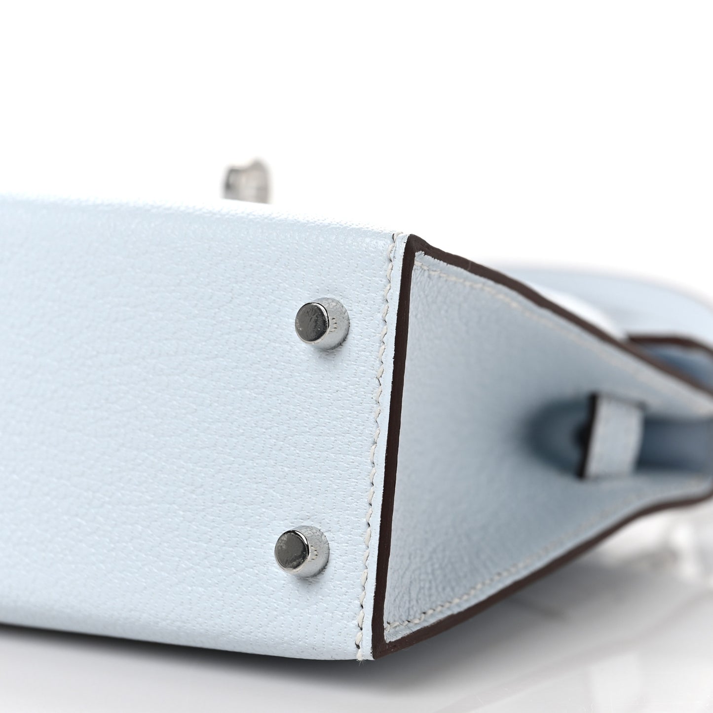 Chevre Mysore Mini Kelly Sellier 20 Bleu Brume