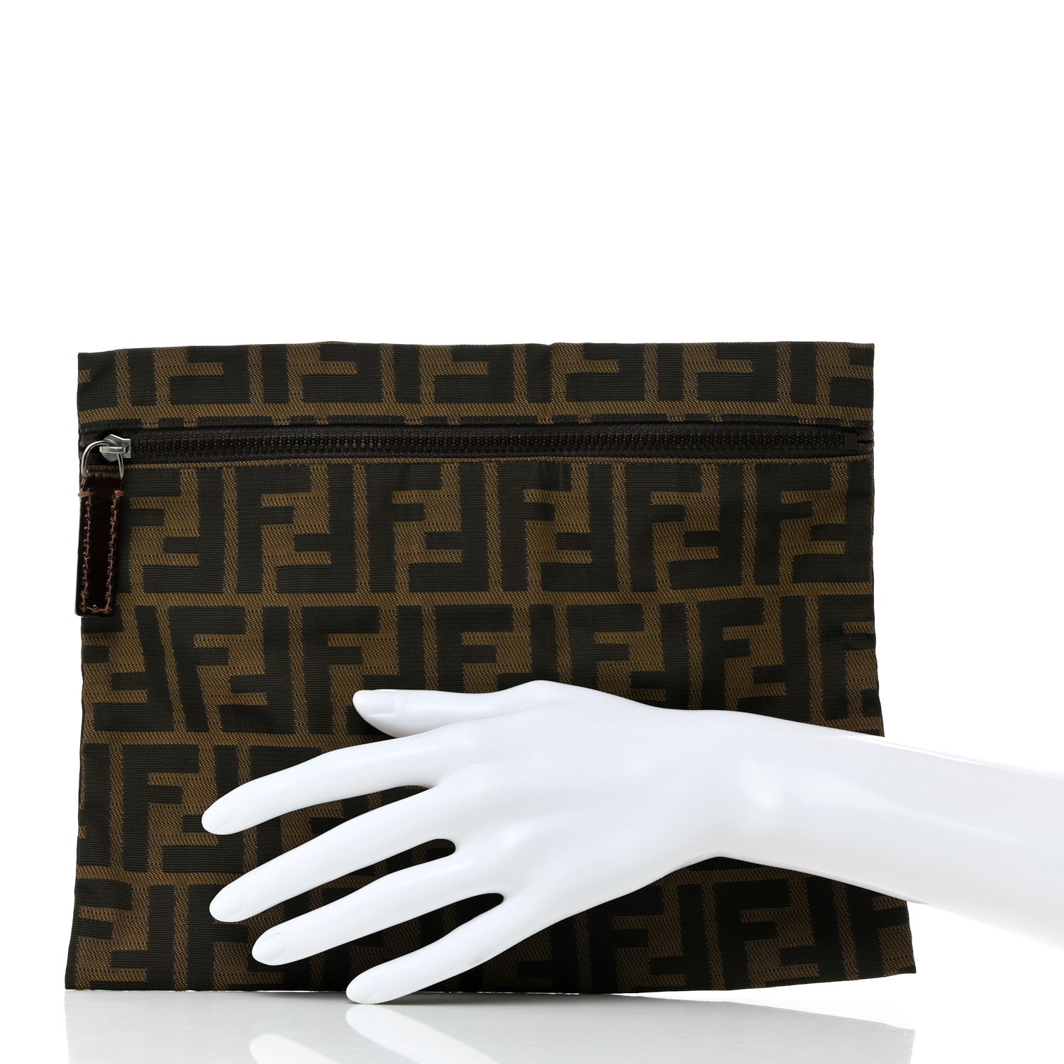 Fendi Zucca Pouch Tobacco 2 of 8