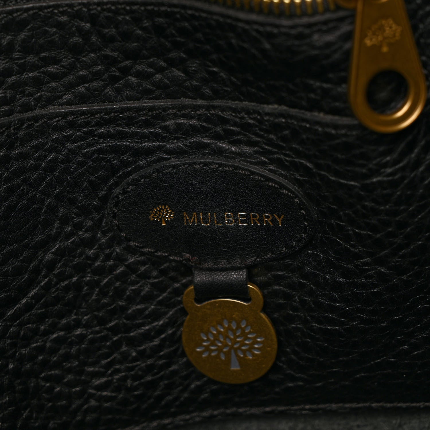 Mulberry Natural Leather Bayswater Black 6 of 11