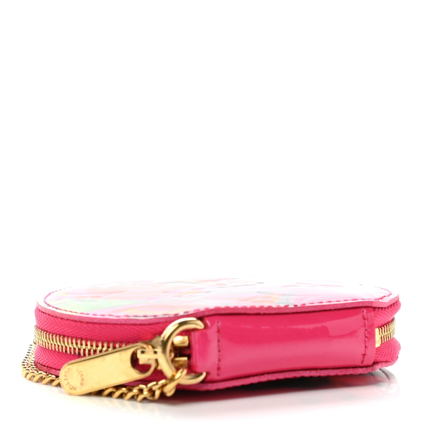 Vernis Roses Chapeau Coin Purse Rose Pop