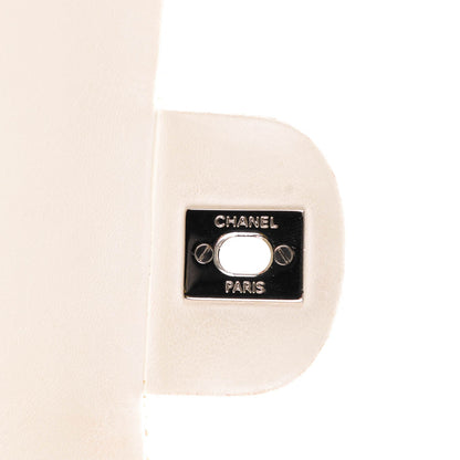 Chanel Lambskin Perforated East West Flap White 7 of 10