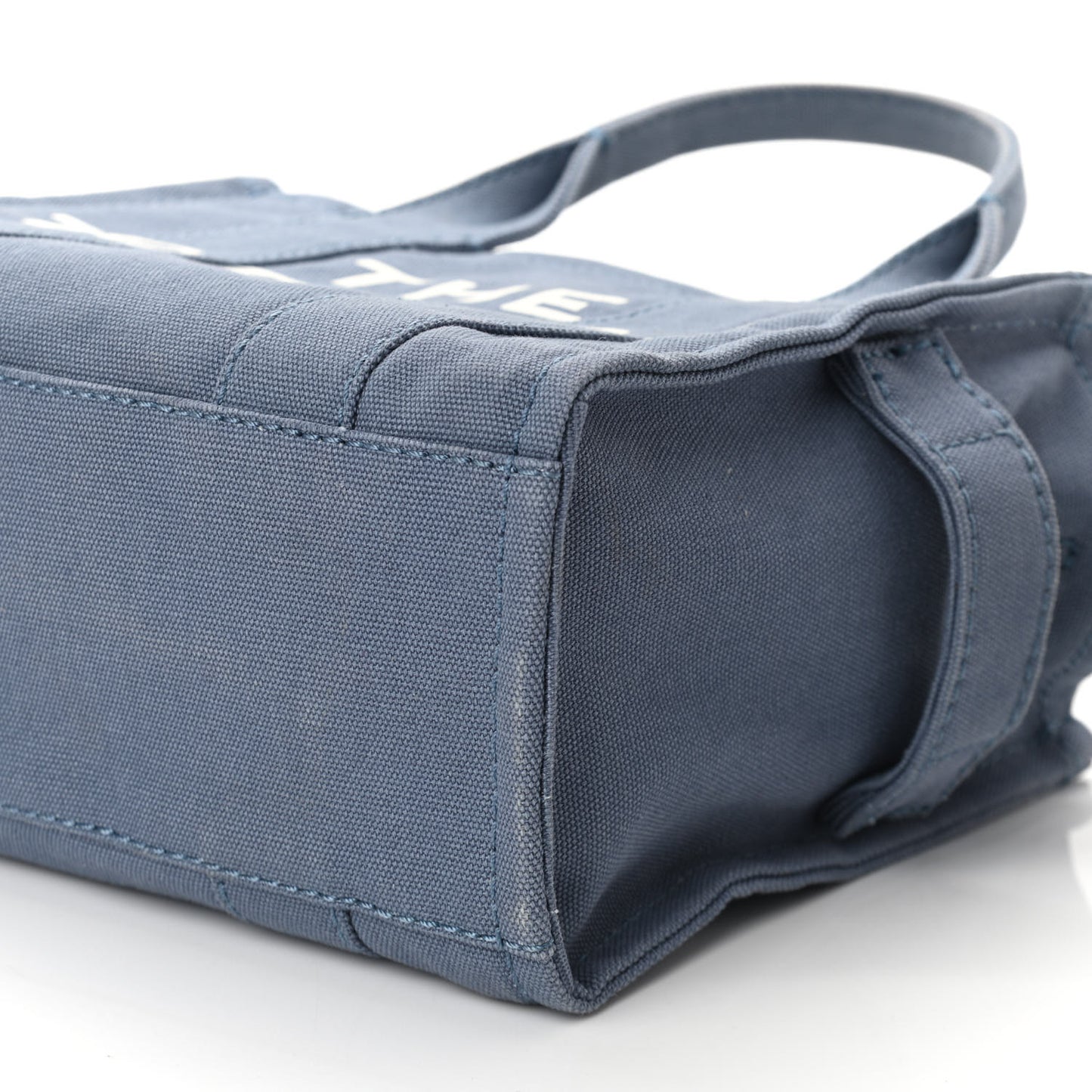 Cotton Canvas Mini The Tote Bag Blue Shadow