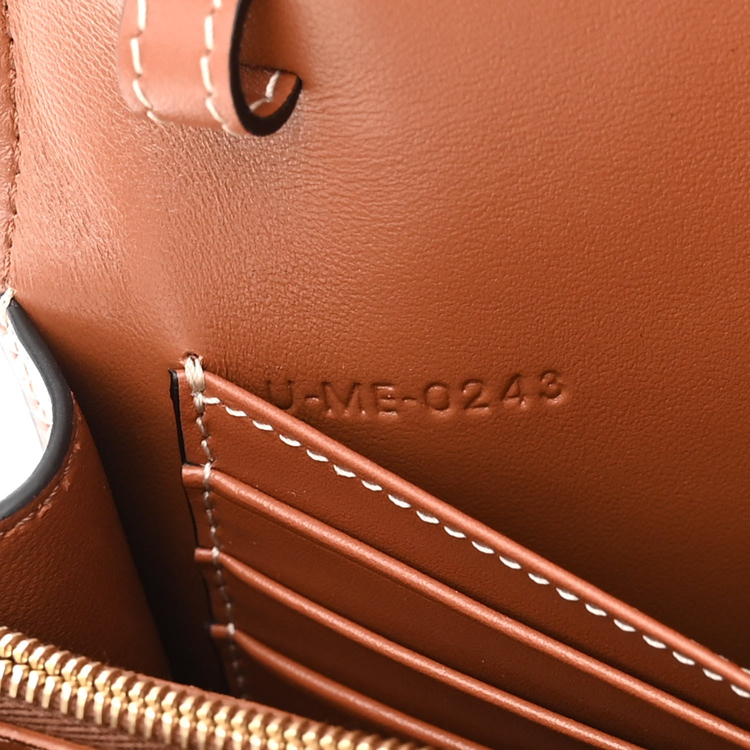 Celine Triomphe Canvas Calfskin Enveloppe Bag Tan 8 of 14