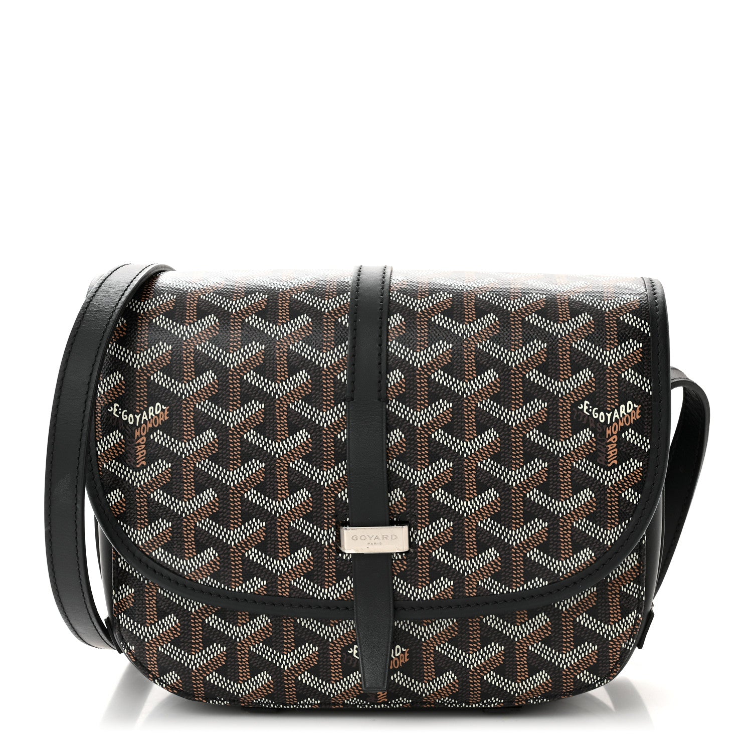 Goyard Goyardine Belvedere II PM Messenger Bag Black 1 of 9
