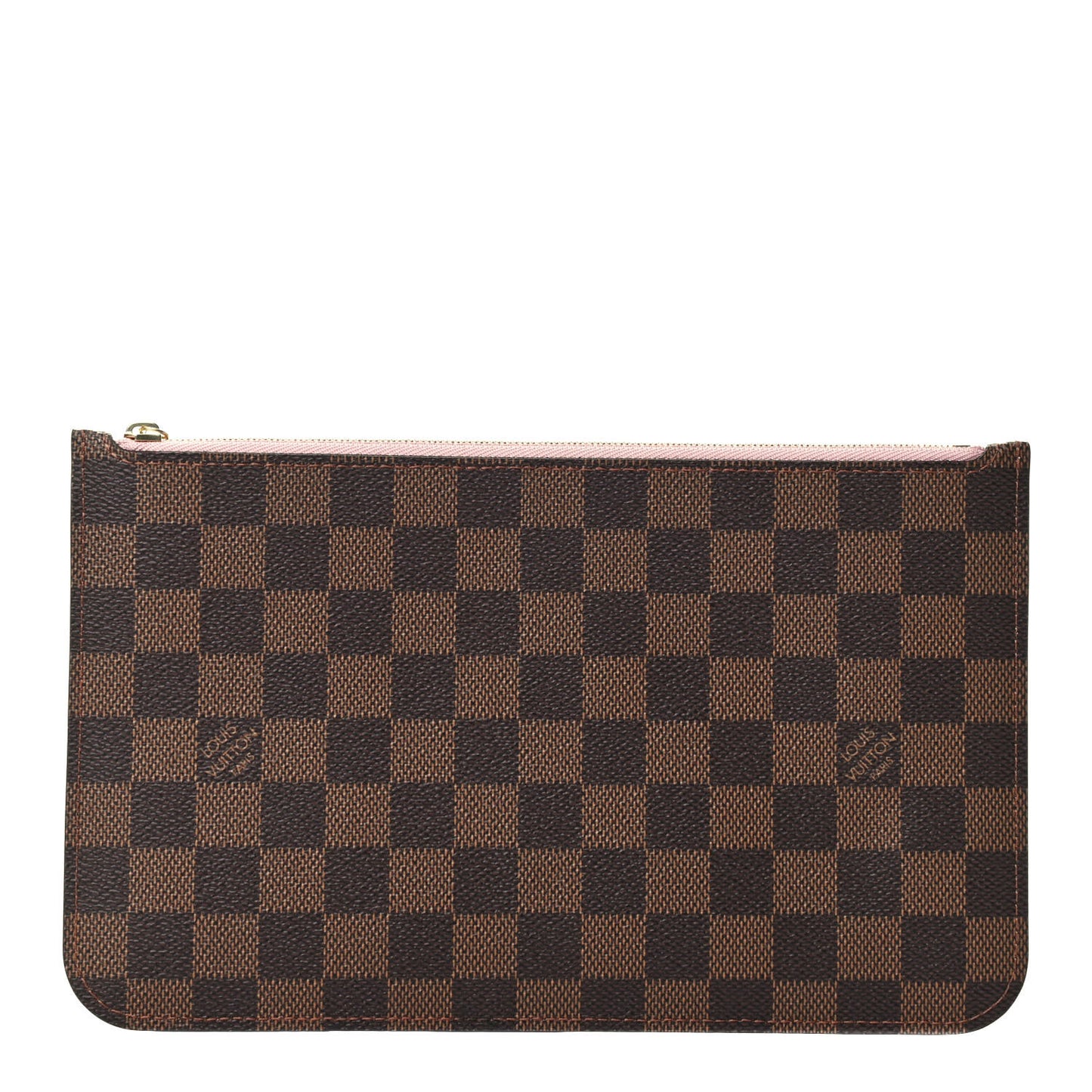 Damier Ebene Neverfull MM GM Pochette Rose Ballerine