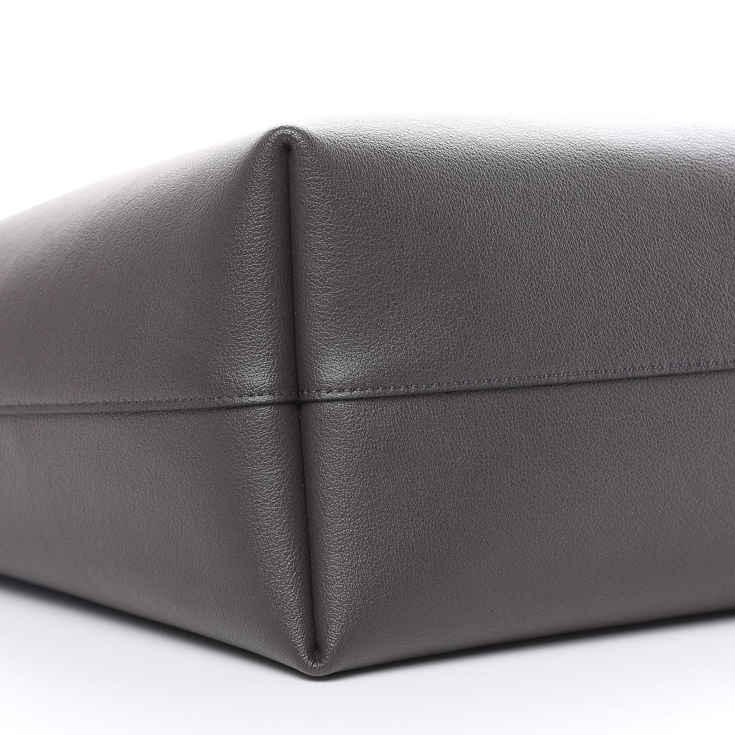 Saint Laurent Calfskin Large Shopping Tote Coal 7 of 12