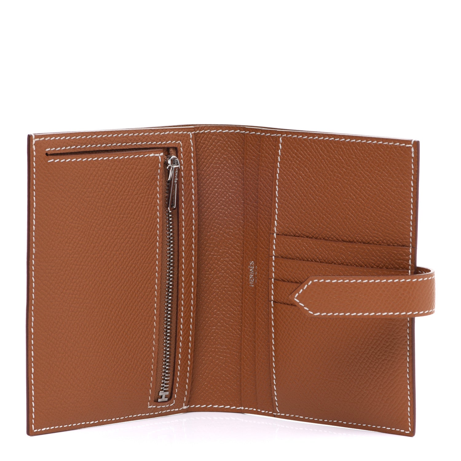 Hermes Epsom Bearn Compact Wallet Gold 5 of 8