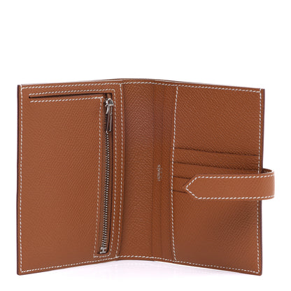 Hermes Epsom Bearn Compact Wallet Gold 5 of 8