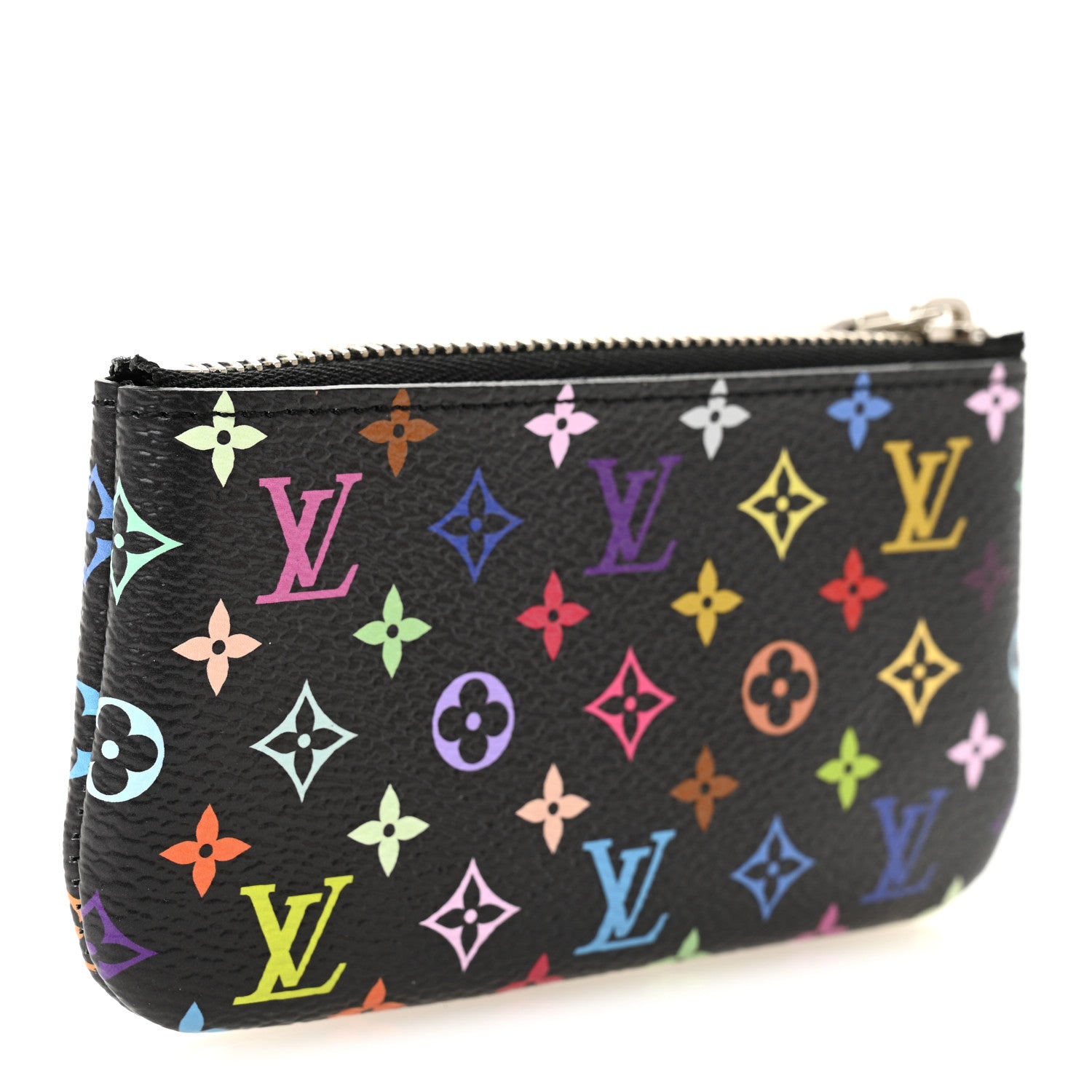Louis Vuitton LV X TM Monogram Multicolor Key Pouch Black 3 of 6