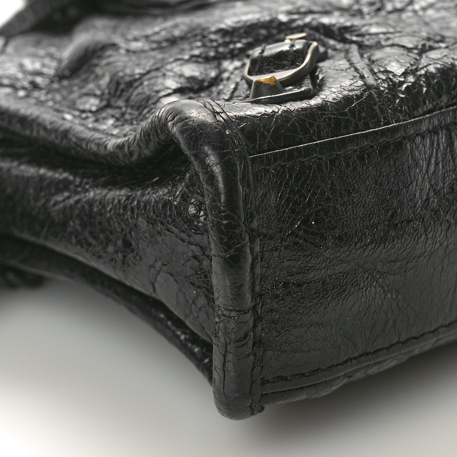 Balenciaga Agneau Classic Gold Hardware Nano City Black 10 of 12