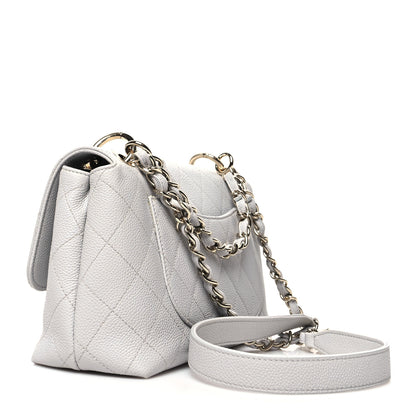 Chanel Caviar Quilted City Walk Flap Light Grey 3 of 10