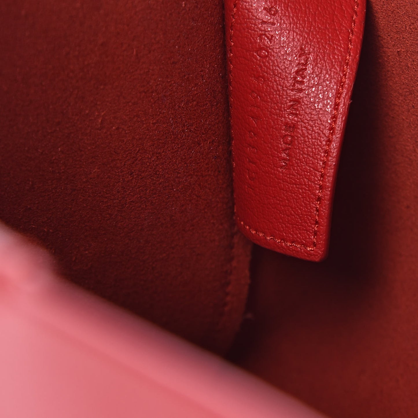 Calfskin Large Shopping Tote Red