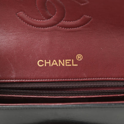 Chanel Lambskin Quilted Medium Double Flap Black 6 of 15