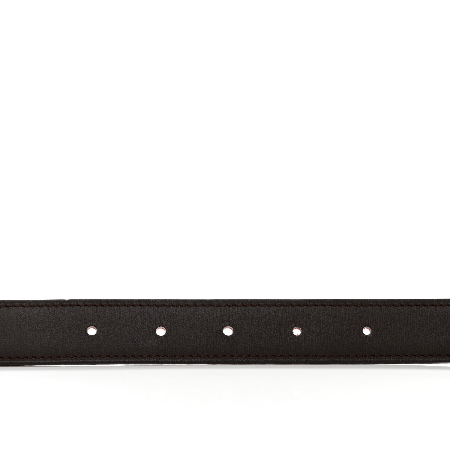 Hermes Swift Togo Rivale 18 Belt 90 Capucine Chocolate 5 of 6