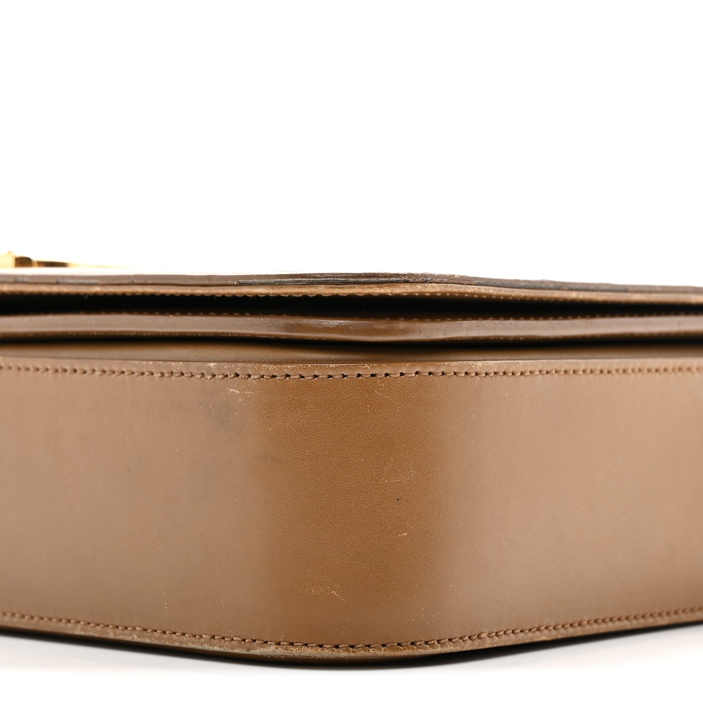 Smooth Calfskin Medium Classic Monogram Universite Bag Dark Beige