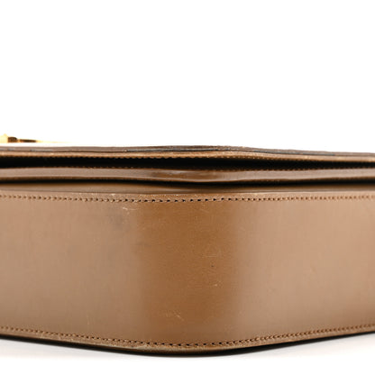 Saint Laurent Smooth Calfskin Medium Classic Monogram Universite Bag Dark Beige 9 of 10