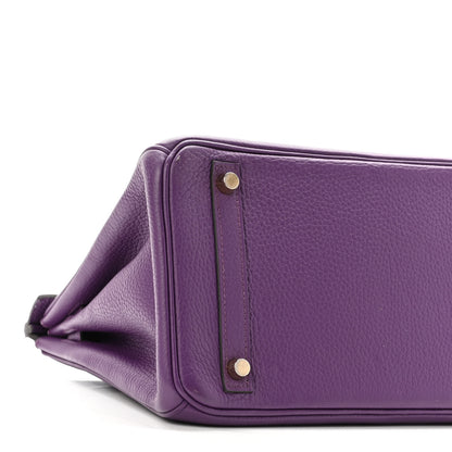 Hermes Togo Birkin 30 Ultraviolet 9 of 9
