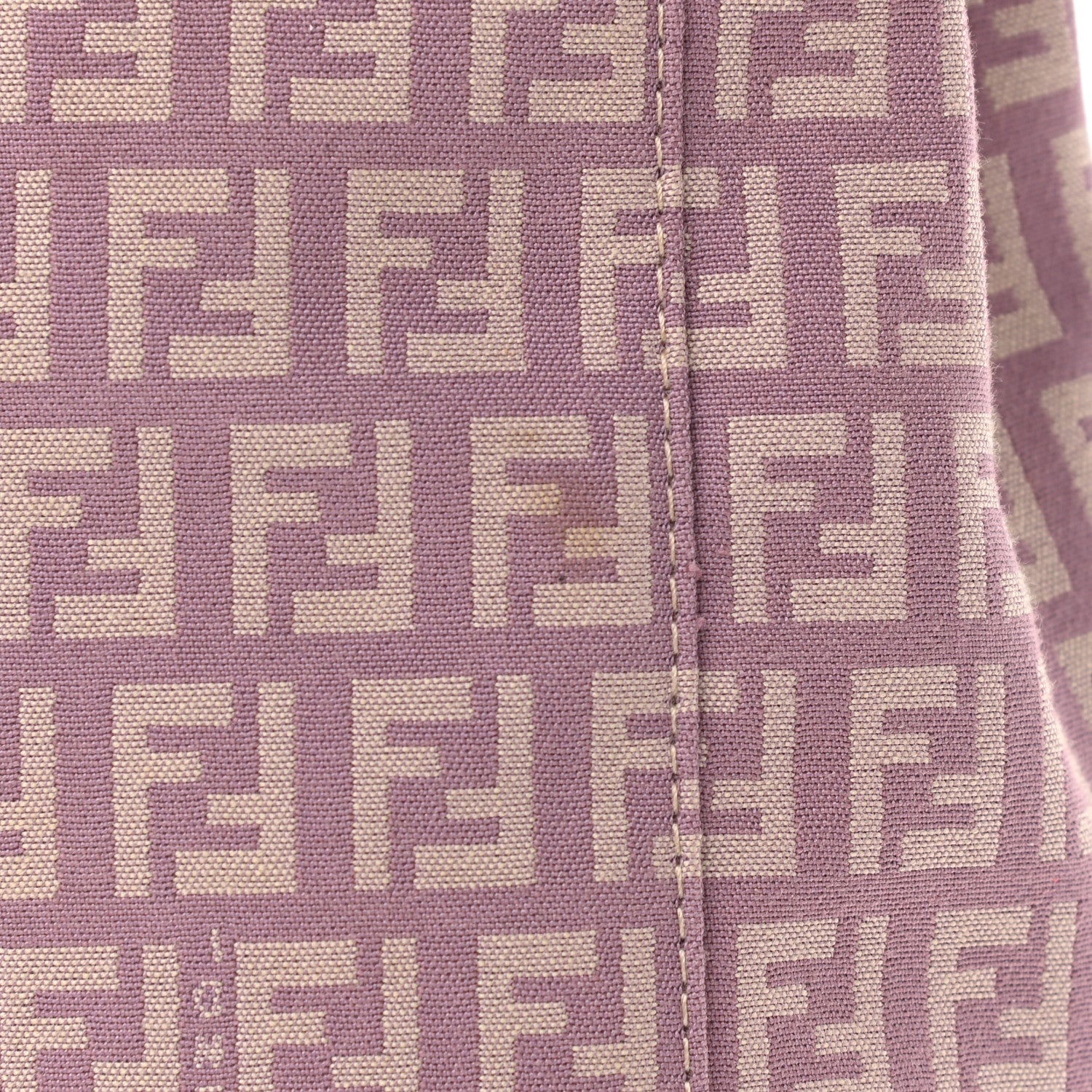 Fendi Zucchino Cuoio Shopping Tote Lilla 14 of 15