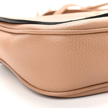 Gucci Pebbled Calfskin Medium Soho Flap Crossbody Camelia 8 of 9