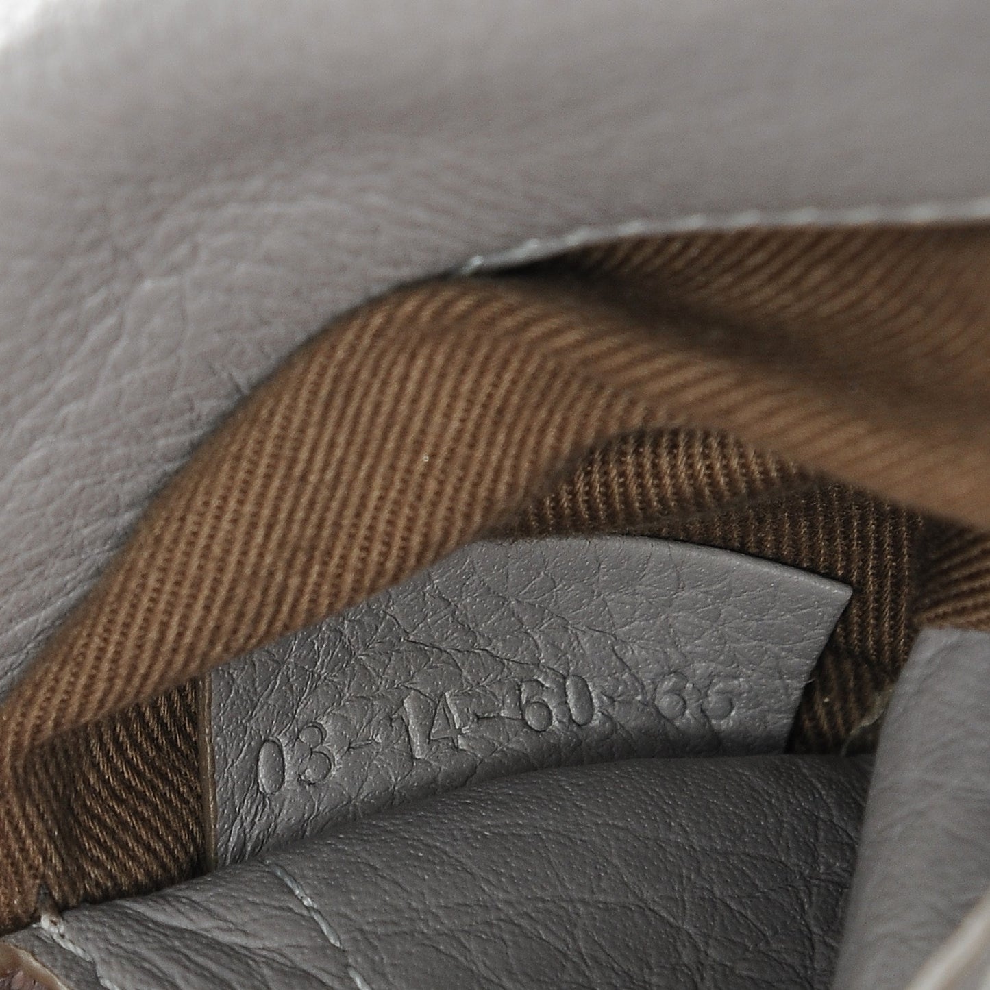 Calfskin Mini Marcie Round Crossbody Bag Cashmere Grey