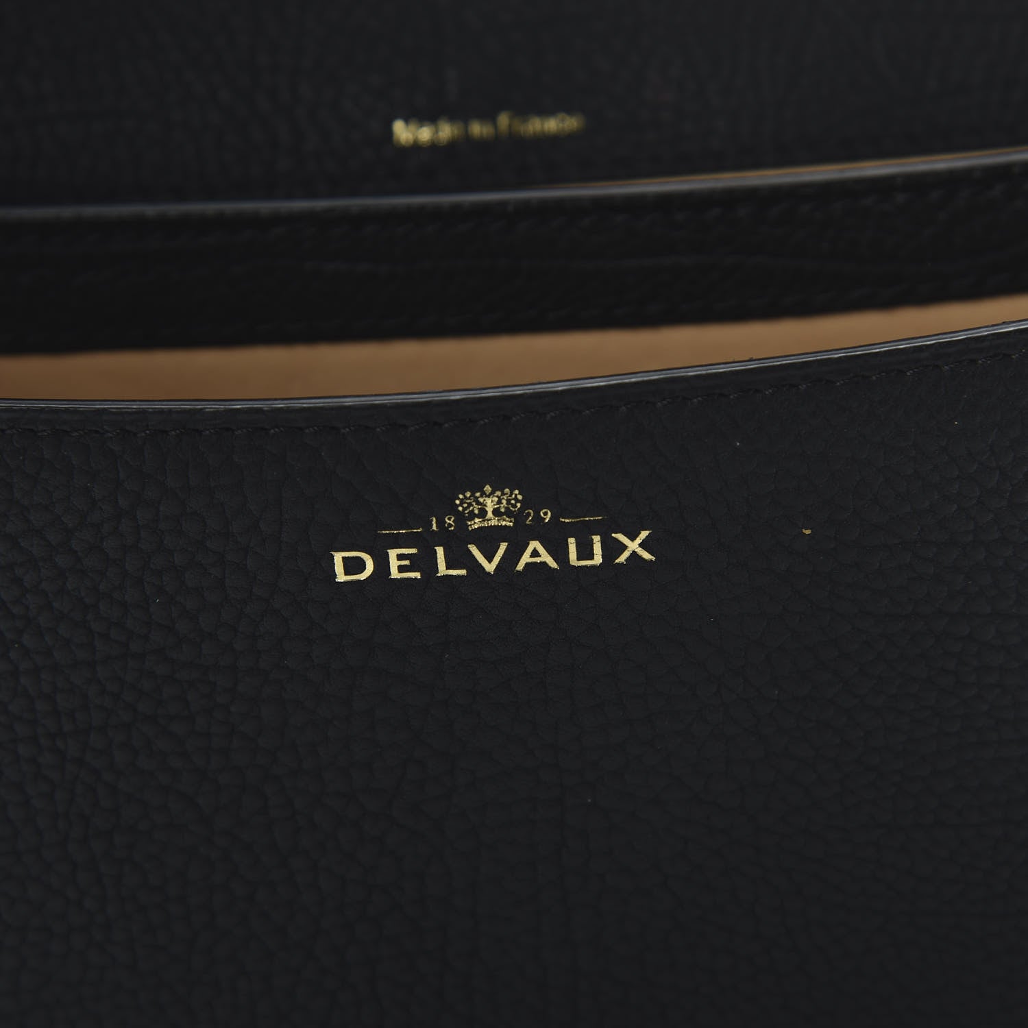 Delvaux Crispy Calfskin Le Mutin MM Saddle Bag Black 8 of 11
