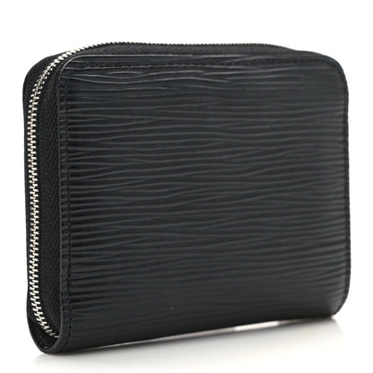 Louis Vuitton LOUIS VUITTON Epi Zippy Coin Purse Black 3 of 7
