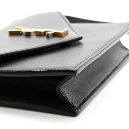 Saint Laurent Smooth Calfskin Nappa Monogram Chain Wallet Black 10 of 13